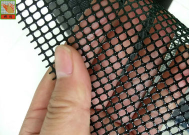 PP Extruded Plastic Screen Mesh 1m Wide , Black Polypropylene Mesh Netting