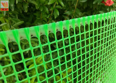 Πλαστικός φράκτης αλιείας με δίχτυα πλέγματος κήπων, προστασία κήπων που πιάνει το πράσινο χρώμα